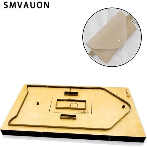 DIY Cutting Dies Wooden Crossbody Bag Leather Handmade Creaft Laser Mold Suitable For Die-Cutting Machine(Size:19.5*12)