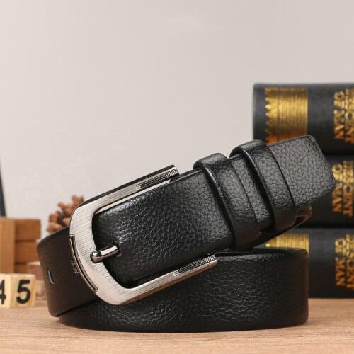 Men Belts 2018 New Leather Belt Male Metal Pin Buckle Belts For Men Girdle Mens Casual Belts Waistband ceinture cinto masculino
