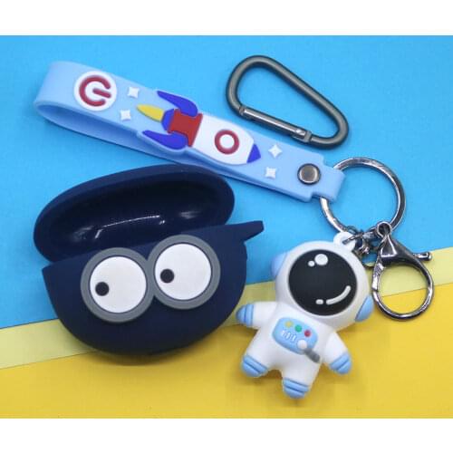 DIY Astronaut Silicone Case for Huawei Freebuds 4i Wireless Bluetooth Headset Protector Pouch Shell for Freebuds 4i Fundas