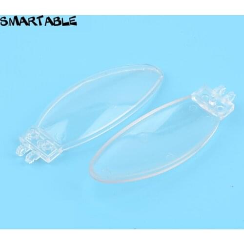 Smartable Windscreen 9x3x1.667 Bubble Canopy Building Blocks Brick MOC Parts Toys Compatible Major Brands 47844 4pcs/Lot
