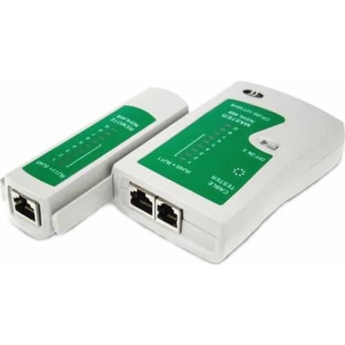 Network Cable Tester RJ45 RJ11 Cat5e Cat6 UTP FTP LAN Tool Network Handheld Wire Telephone Line Detector