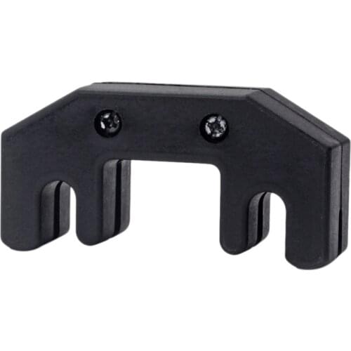 Rubber Coated Heavy Metal Practice Mute for Cello & Viola Black