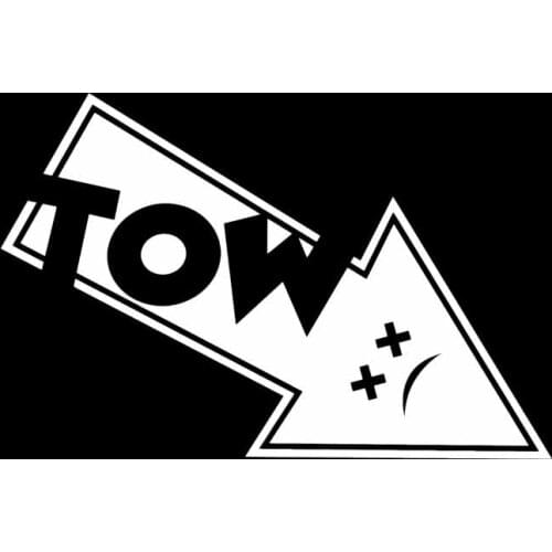 Tow Hook Arrow Vinyl Decal Car Sticker Track Drag Drift Race Waterproof Anti-UV Car Window Body Decorative Stickers Accessories