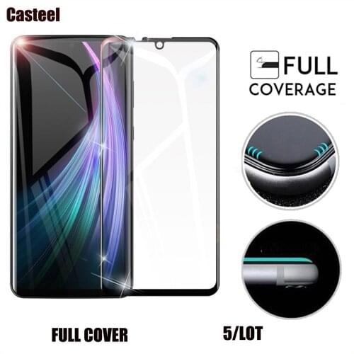 5 PCS Full Cover Tempered Glass For Sharp Aquos Zero 2 Screen Protector Film