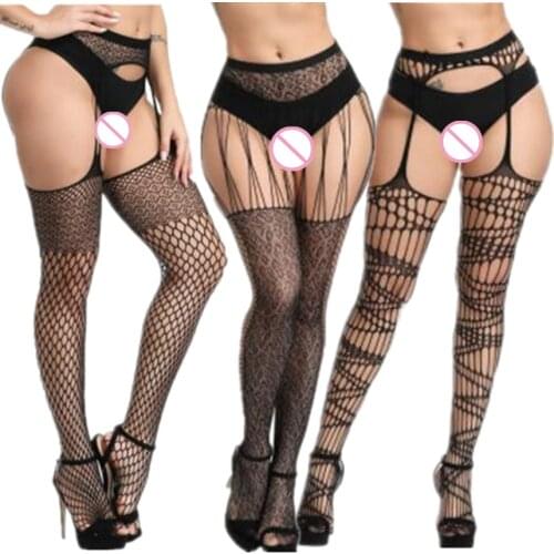 Female Pantyhose Long Stockings NEW 26 Different Style Fishnet Tights Plus Size Women Garter Sexy Lingerie Femme Medias De Mujer