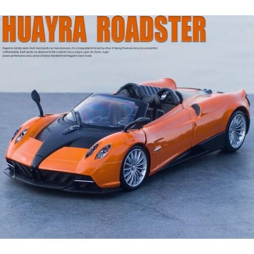 1:24 Pagani Huayra Roadster Diecast High Light Superfast Car Model Toys Metal Miniature Replica Collect childrens gifts