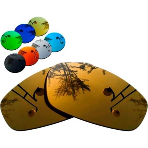 100% Precisely Cut Polarized Replacement Lenses for Split Jacket Sunglass Copper Mirrored Coating Color- Choices