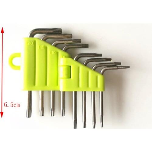 8pcs Mini Star Torx Screwdriver Set T5 T6 T7 T8 T9 T10 T15 T20 Repair Tools Set Chave De Fenda