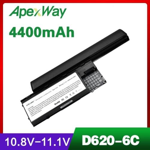 4400mAh laptop battery for Dell Latitude D620 D630 D631 D830 Precision M2300 310-9080, 312-0383, 312-0386, 312-0653, 451-10298
