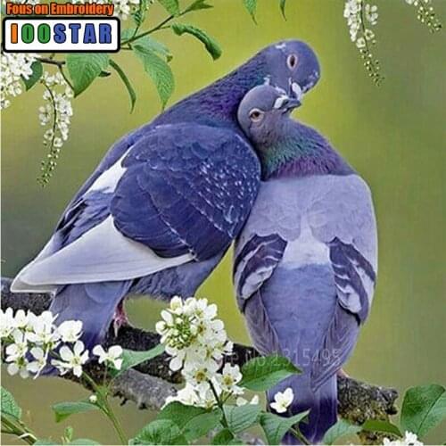 Diy diamond embroidery birds painting chines cross stitch round/square diamond pastes and handicrafts painting with rhinestones