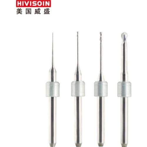 Amann Girrbach CAD/CAM burs Length=47mm Shank 3mm dental milling cutters zirconia/pmma/wax block end mills