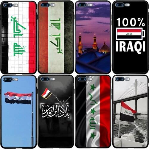 Phone Case for Xiaomi Redmi Note 9A 8 8T 7 6 7A 6A 5A 5 A1 A2 A3 Pro Max Plus Lite Iraq National Flag