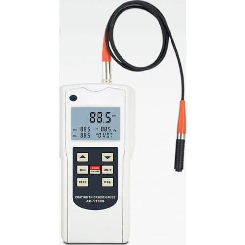 Hight Resolution AC-112BS Digital Separate Coating Thickness Gauge store 99 groups of the latest measurements