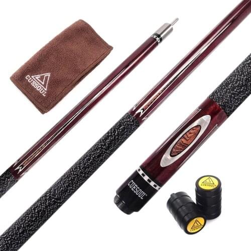CUESOUL Center Jointed Pool Cue Stick with Cue Joint Protector CSPC012