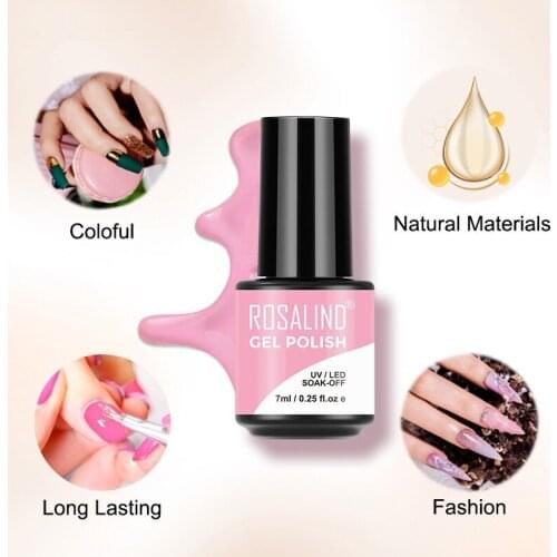7ML Gel Polish Glitter Nail Polish All For Nails Manicure Nails Art Base Top Coat UV Semi Permanent Gel Varnishes
