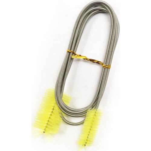 Aquarium Stainless Steel Flexible Cleaning Brush Double Ended Hose Pipe Cleaner