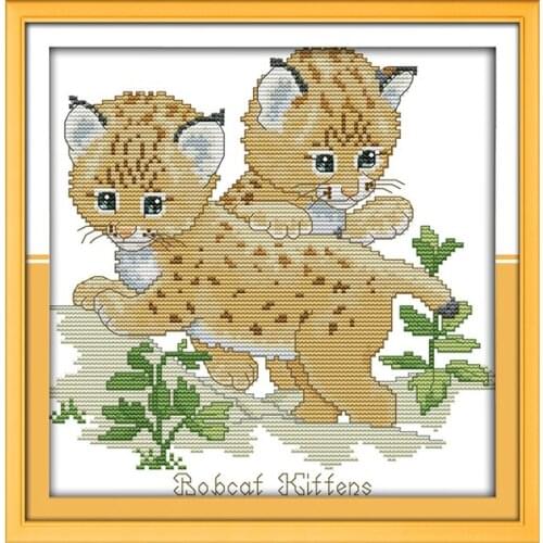 Joy Sunday Factory Direct Cross Stitch Animal Pattern Home Decoration Gift Set Cross Stitch Kit 11&14CT Embroidery Needlework