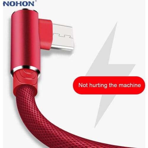 1M 2M 3M Data Micro USB Charger Android 90 Degree Cable for Samsung S5 S6 S7 A3 A5 J5 J7 Xiaomi Redmi 4X Note 4 long Cord Charge