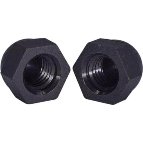 Acorn Cap Dome Nuts Nylon Hexagon Hex Nut Black M3 M4 M5 M6 M8 M10 M12 x 10/20pcs