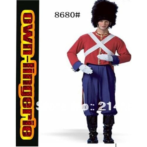 Mens Cosplay costume royal guard of united kingdom stage cosplay mens royal guard costume 4709