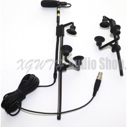 Musical Instrument Condenser Microphone for Saxophone Violin Orchestra Trumpet Gooseneck Stage Performance with Mic Stand Clip