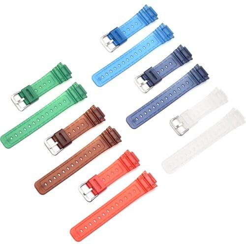 Soft Rubber Strap for Casio G-shock 5600 9052 6900 Series wristband 16mm Men Sport Waterproof Watch Band Replacement Bracelet