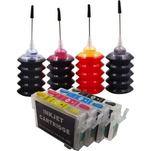 Refill ink kit FOR epson 92N T0921N ink cartridge for EPSON Stylus T26 T27 TX106 TX109 TX117 TX119 C51 C91 CX4300 Printer