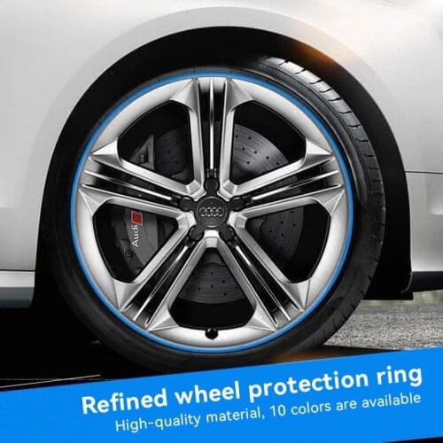 Car Exterior Parts Tire Protection Ring Solid Color Anti-collision Strips, Automotive Professional Parts Decoration Strips