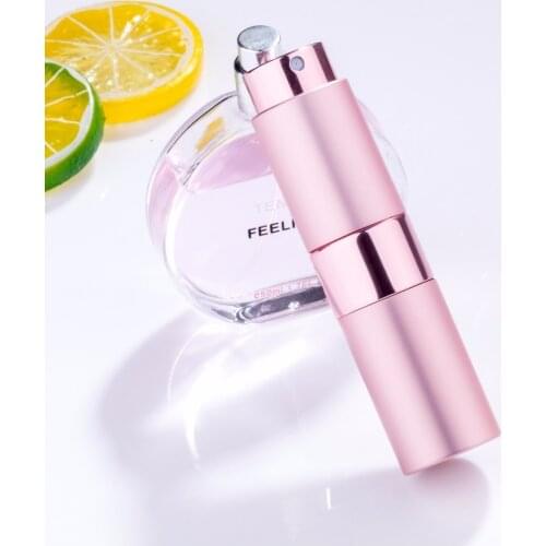 New 8ML 10ML 15ML 20ML Portable Mini Aluminum Refillable Spray Perfume Bottle Empty Cosmetic Containers Atomizer For Traveler