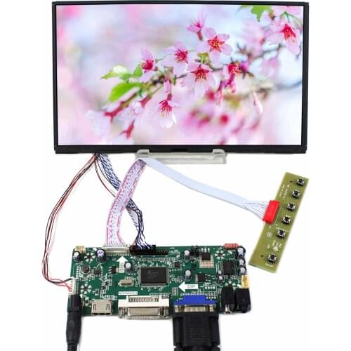 HD MI DVI VGA LCD Controller Board 10.1inch B101XAN01 1366x768 IPS LCD Screen