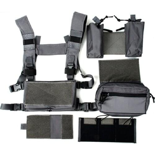 Outdoor Sports Tactical Lightweight Vest Set SS Chest Hanging Combination TMC3115