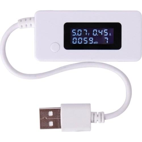 LCD USB Charger Capacity Current Voltage Tester Meter For phone power bank