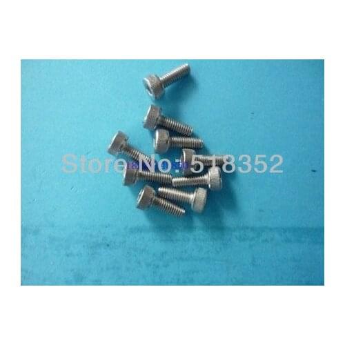M3 x 6/ 8/ 10/ 12mm DOUBLE SHENG 304 Stainless Steel Screw with Cylinder Head Inner Hexagon for EDM Machine Accessaries