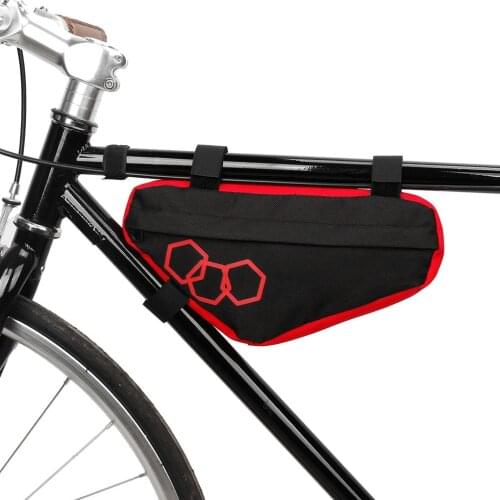 Rainproof Cycling Bike Bag Front Tube Frame Mounted Phone Waterproof Bicycle Bag Triangular Pouch Frame Holder Bycicle Accessory