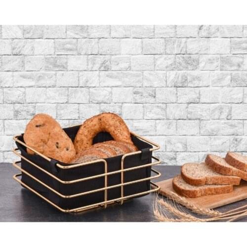 Bread Storage Box Metal Container For Kitchen Countertop Bread Cookies Storage Holder Bread Saver Organizer For Breakfast