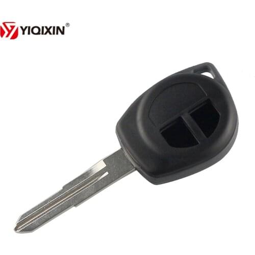 YIQIXIN 10Pcs Wholesale 2 Button Motorcycle Key Shell Case Remote Car Key Shell For Suzuki Grand Vitara Swift SZ11R Blade