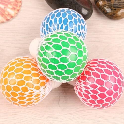 Funny 6cm Squishy Antistress Grape Venting Balls Squeeze Novetly Toys Decompression press relief toy ball for kids children toy