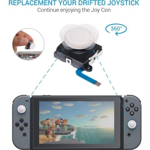 Replacement Analog Joystick Button Control Thumbstick Module Stick for Nintendo Switch Lite Mini/ NS Switch Joy Con Controller
