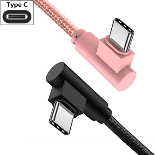 For Sony XZ3 XA2 Plus XZ2 Premiun XZ1 XA1 Ultra 90 Degree Charger Cable for LG V40 V30 Thiq Q9 Q8 Q7 G7 Fit Data Wire