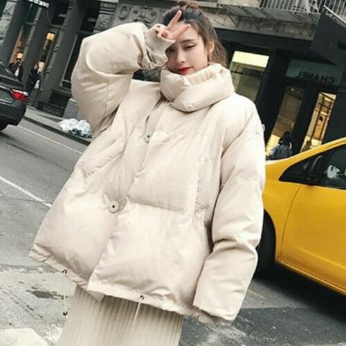 Womens Puffer Jacket Coat Padded Quilt Loose Parka Outerwear Winter Casual