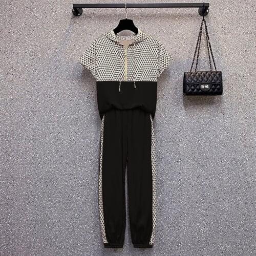 Tracksuit Women 2020 Spring summer Leisure Sports Two Piece Set Lady Fashion Korean Loose Style trackSuit 2pce sets clothing big