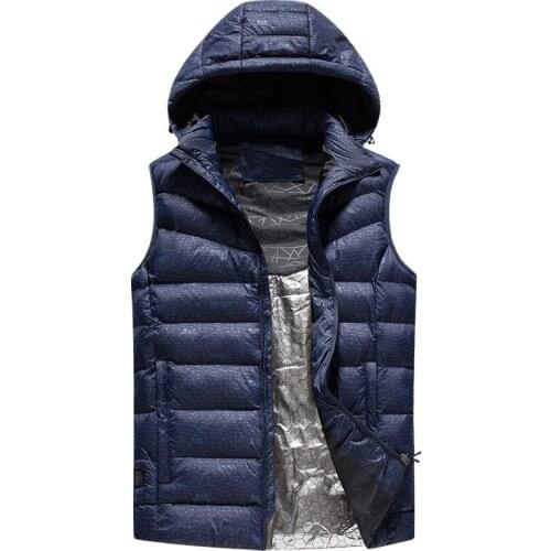 Winter Coat Mens Lightweight Insulated Heated Vest USB Heating Sports Waistcoat Down Vest Usb Charging Jacket Men China Size