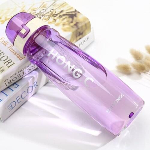 1PC 800ML BPA Free Leak Proof Sports Water Bottle High Quality Tour Hiking Portable Bottles with Rope JH 0759