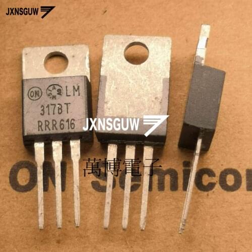 10PCS ON LM317BT TO-220 Transistor 317 Audio pair tube power LM317BT Transistor Industrial grade Triode thick substrate type