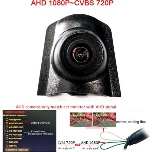 CCD HD 180deg car front brand logo camera for Lexus UX 2019 Lexus ES 2018 front grille camera Front positive Camera wide angle