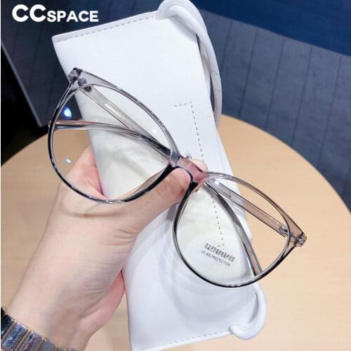 47497 Round Big Size Anti Blue Light Glasses Frames Men Women Fashion Computer Eyeglasses