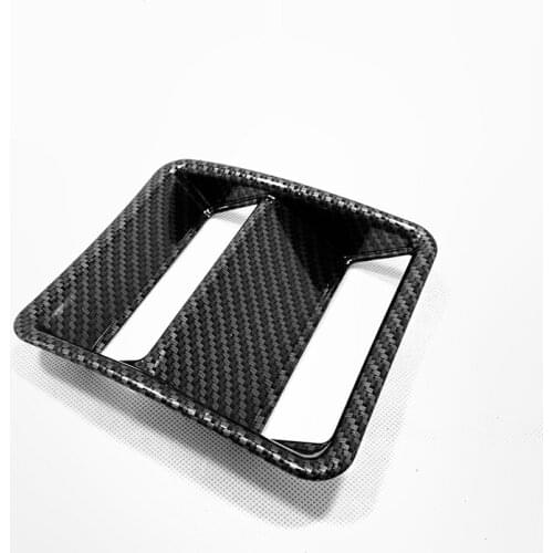 For Nissan X-Trail T32 Rogue Accessories 2014-2018 ABS Carbon fibre Car Headlamps Adjustment Switch Cover Trim car styling 1pcs