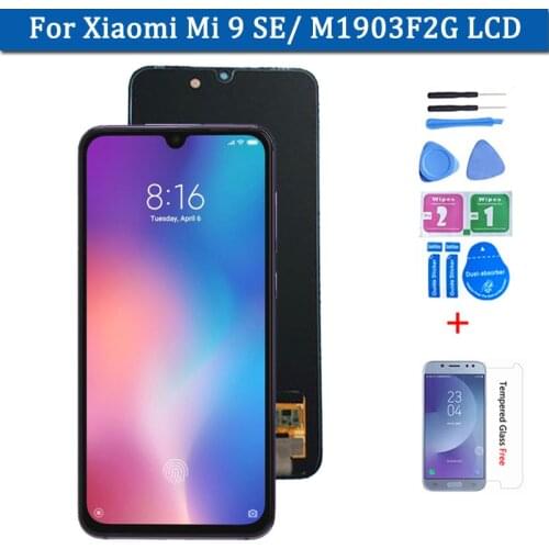 Amoled Display For Xiaomi Mi 9 SE LCD Screen Replacement Display For Xiaomi Mi9 SE Mi 9SE M1903F2G LCD With Fingerprint 10 Touch