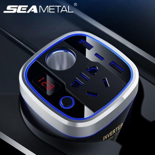 Car Charger Cigarette Lighter Socket Splitter Auto 12V USB Charge for Phone Charging Inverter 12V 220V 150W Car Inverter 12 220