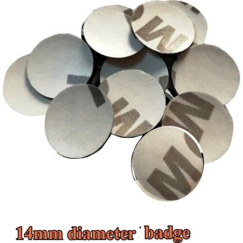 Free shipping 14mm diameter car key logo FOB car key emblem for KEYDIY remotes VVDI Xhorse remotes